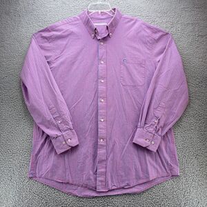 Southern Tide Shirt Mens 2XL Pink Blue Plaid Button Down Pocket Logo Preppy
